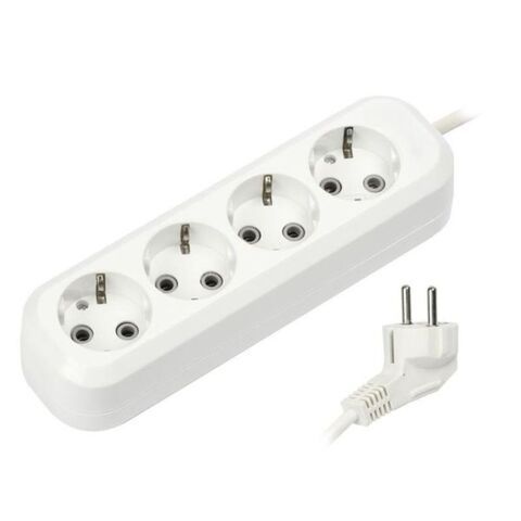 Удлинитель бытовой 4 гн, 3 м, ПВС, 3х1 мм2, с/з, Smartbuy, SBE-16-4-03-Z