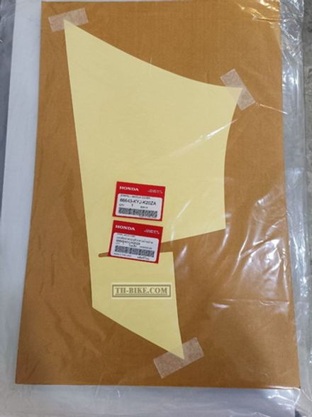 86643-KYJ-K20ZA. STRIPE, L. MIDDLE COWL *TYPE1*. Honda CBR250R/RA 2011-up