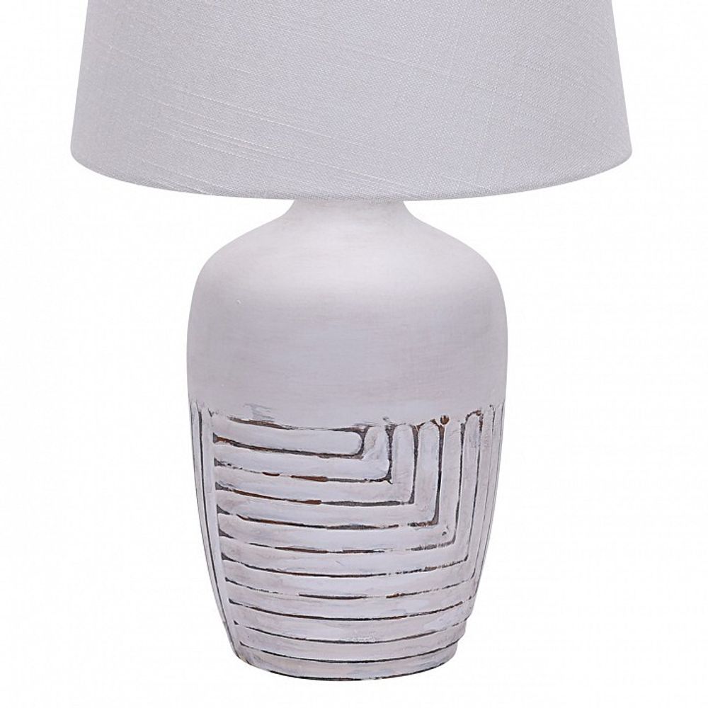 Настольная лампа декоративная Escada Antey 10195/L White