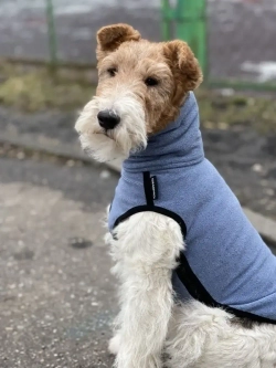 Свитер для собак на молнии попона