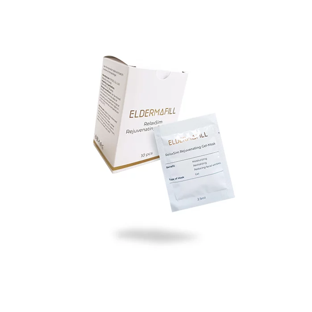 Eldermafill Маска | RelaxSim Rejuvenating Gel-Mask, 10 шт x 2.5 мл