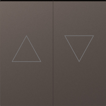 Клавиша 2-я со стрелками для жалюзи,  мокко,  серия A07