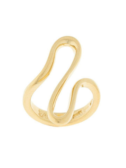 "Беюш" кольцо в золотом покрытии из коллекции "Этюд" от Jenavi