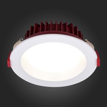 ST752.538.24 Св-к встр. Белый LED 1*24W 3000K 1 920Lm Ra80 100° IP44 D165xH54 100-240VV Встраиваемые светильники