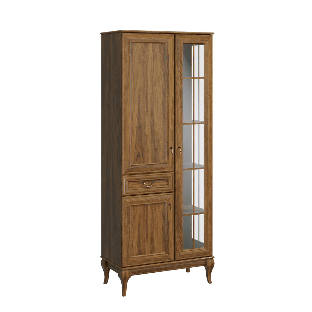 Витрина Стефани левая, орех