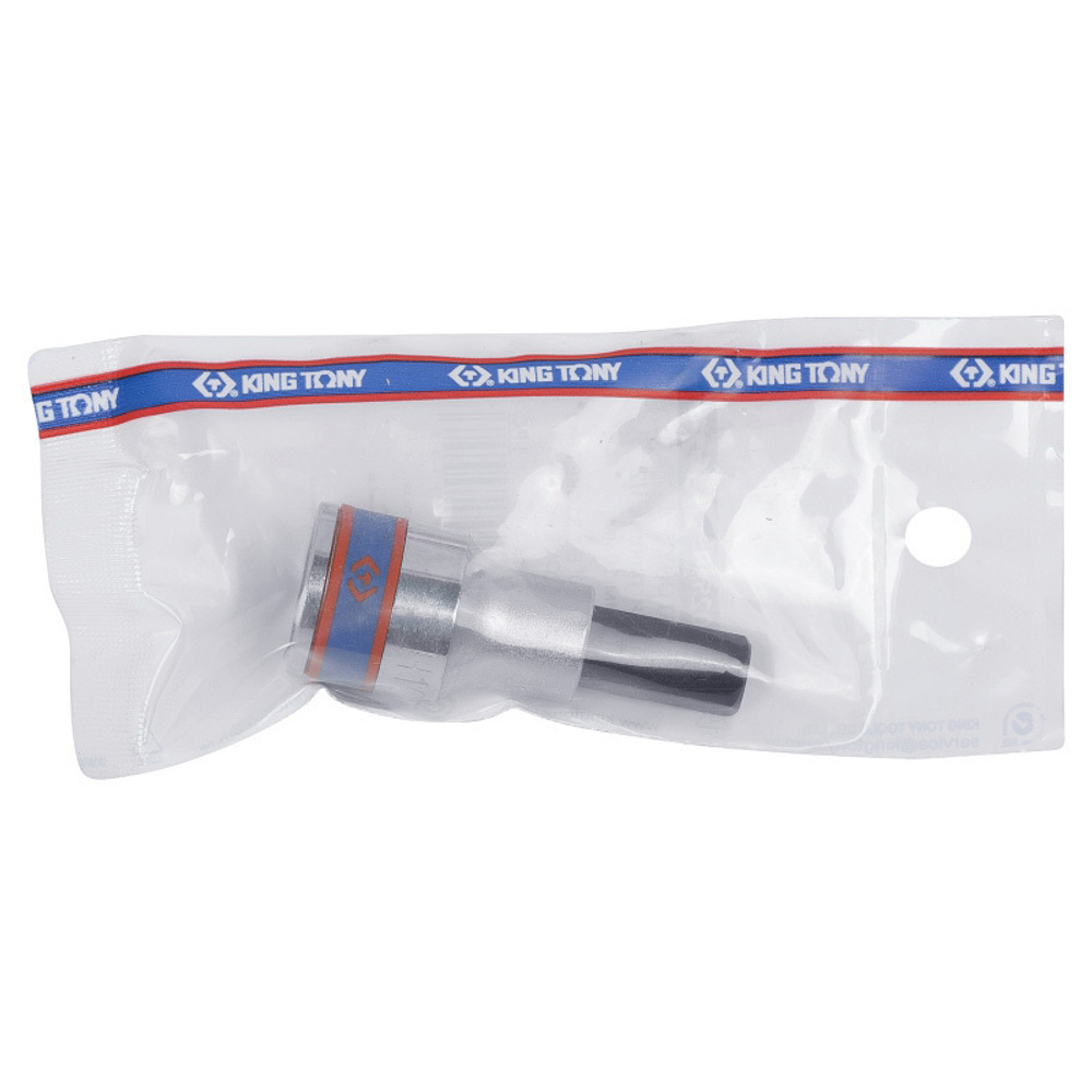 KING TONY (402511) Насадка (бита) торцевая 1/2", L = 60 мм, HEX, 11 мм