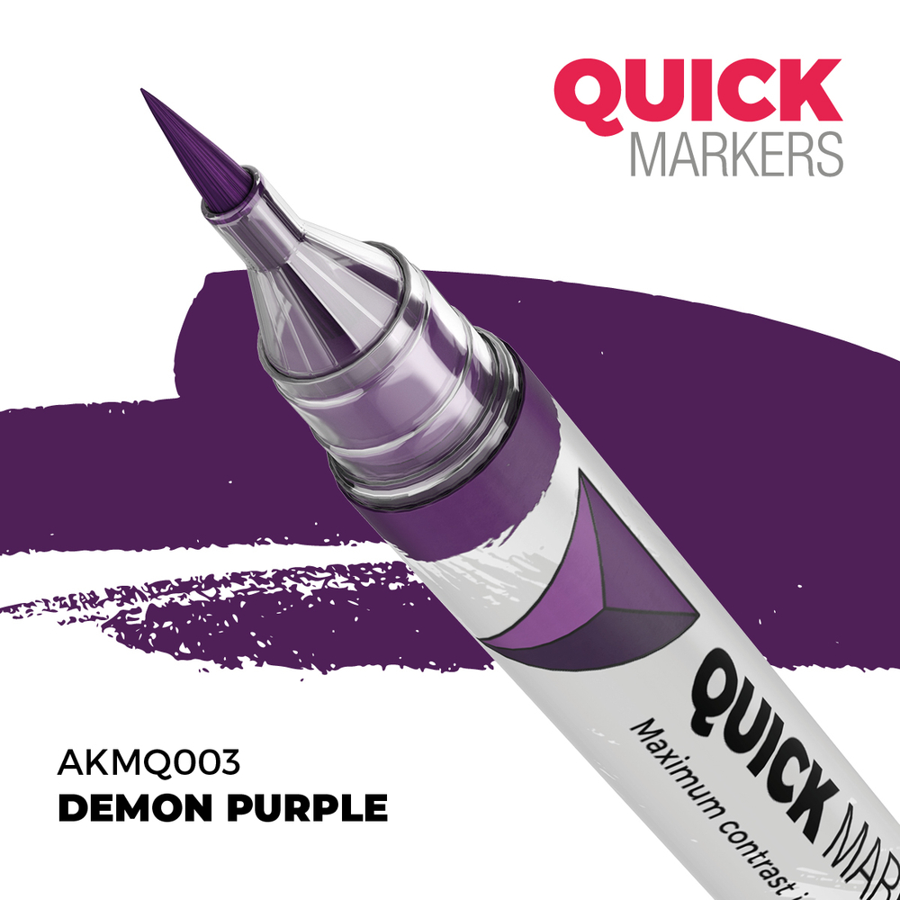 Акриловый маркер AK Interactive Quick Marker Demon Purple