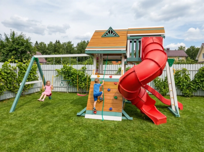 Детская площадка IgraGrad Крепость Фани Deluxe 2 мод.2