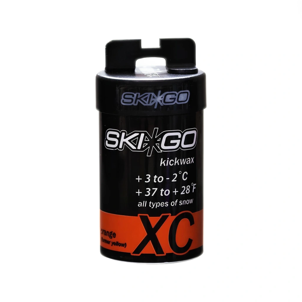 SkiGo Мазь держания XC Kickwax Orange  +3° до -2°С
