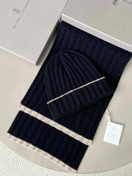 Комплект шапка и шарф Brunello Cucinelli