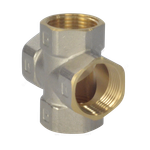 Крест латунь никель Ду 20 (3/4") ВР/ВР 9011 ГОСТ 32585-2013 Aquasfera 9011-02