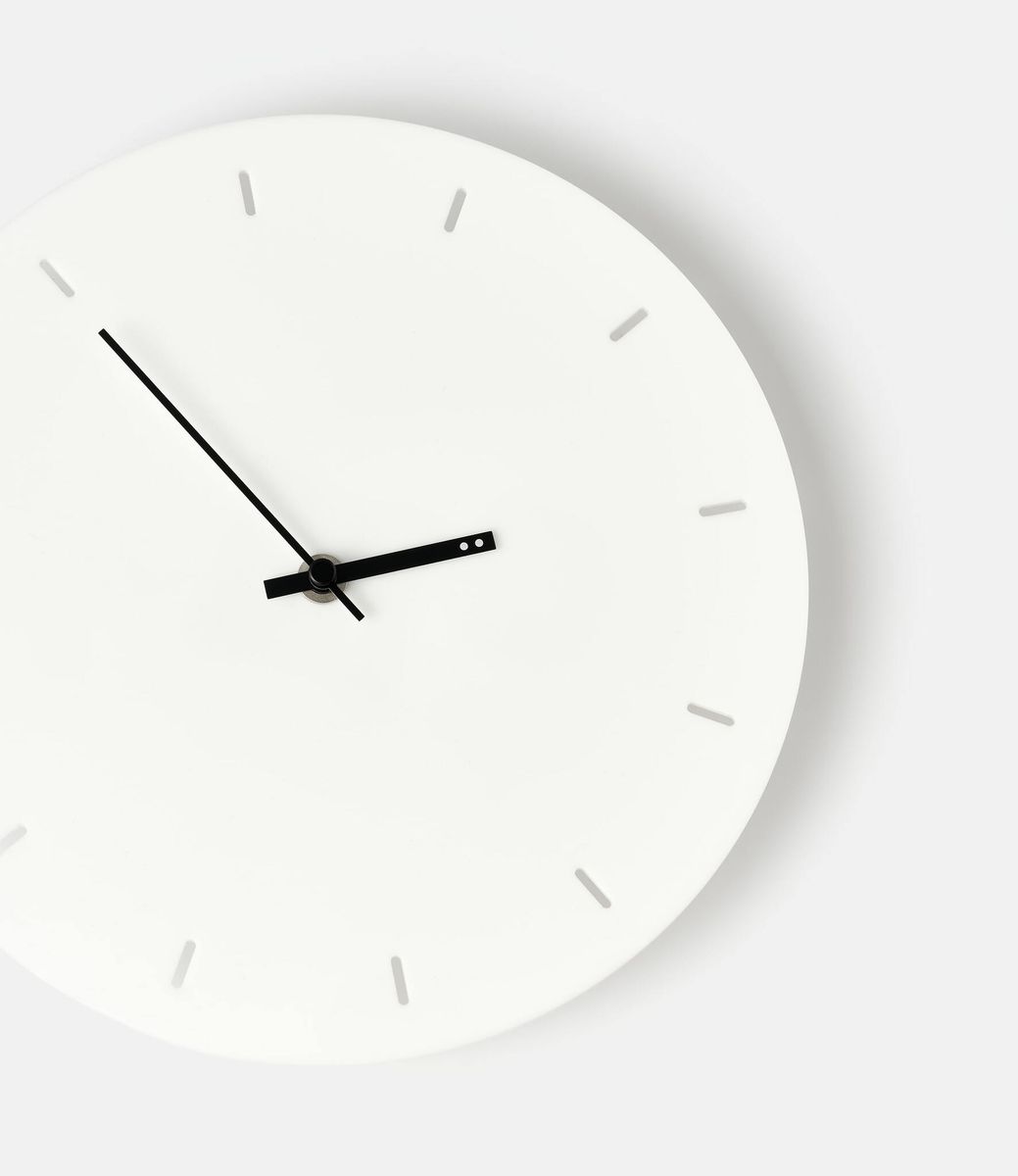 TOO Designs Minimal Clock White — настенные часы