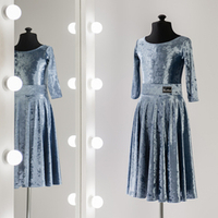 Standart 1-02-06-A | Рейтинговое платье для спортивных бальных танцев | Vasileva Dance