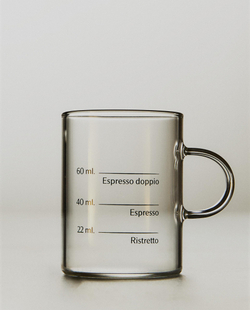 Zara Home чашка из боросиликатного стекла, цвет прозрачный, 6.5 см