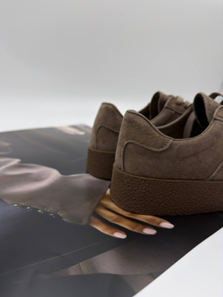 Кроссовки женские натуральная кожа арт. 234-5 цвет "коричневый"