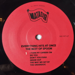 Винтажная виниловая пластинка LP Everything Hits At Once (The Best Of Spoon) (EU 2019)