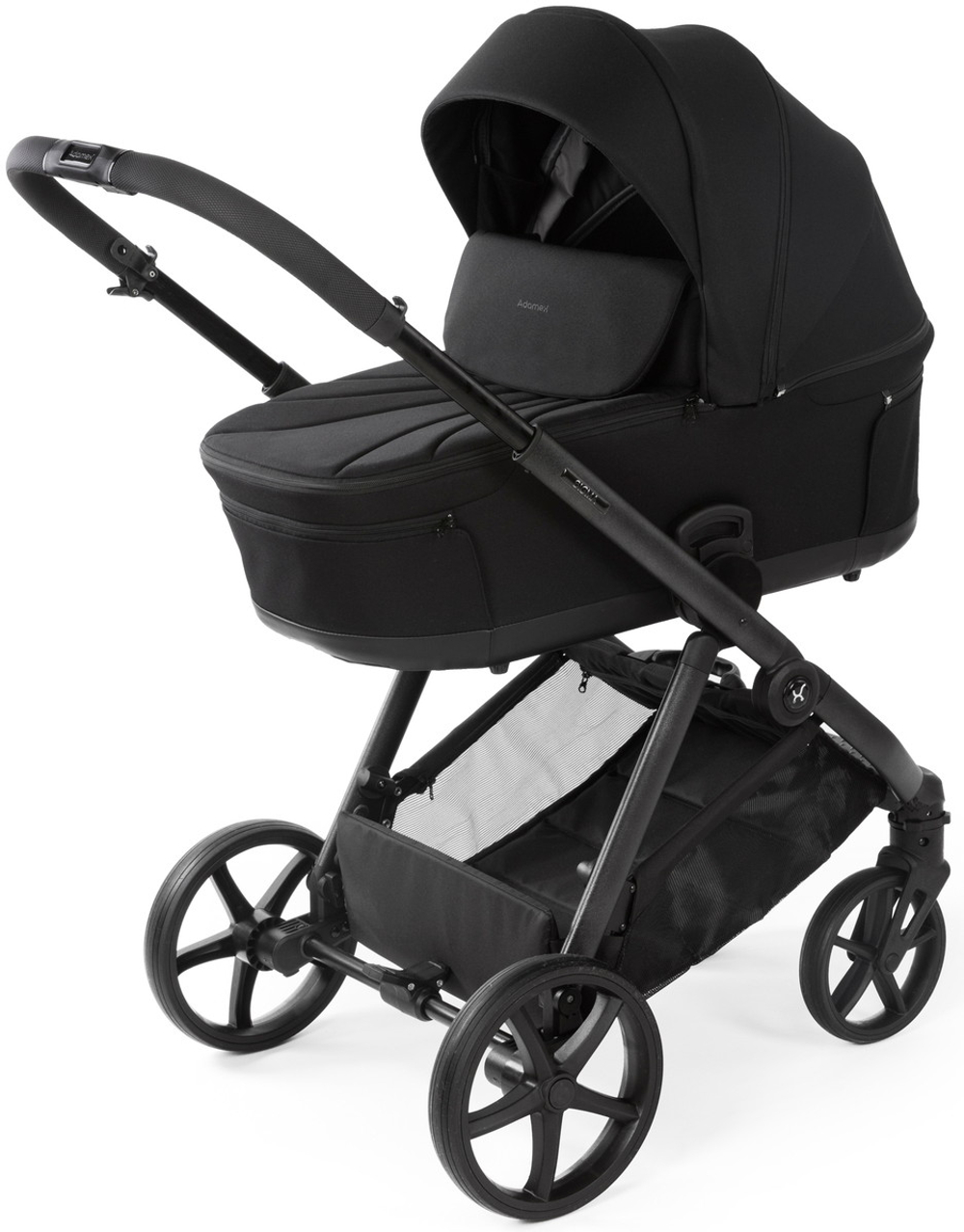 Детская коляска Adamex Sigma Natura 2 в 1 SI-11-CARBON (ЧЕРНЫЙ)