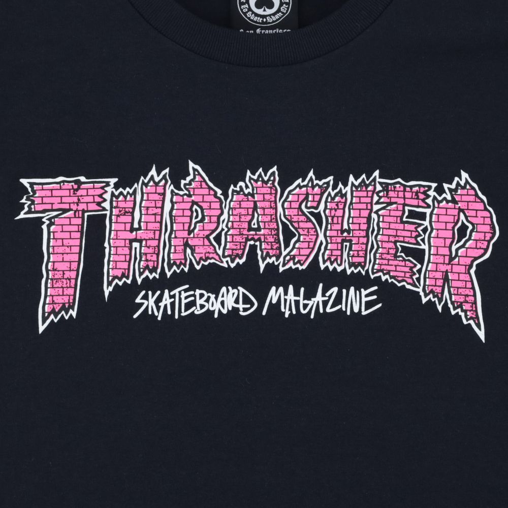 Футболка Thrasher Brick T-Shirt (black)