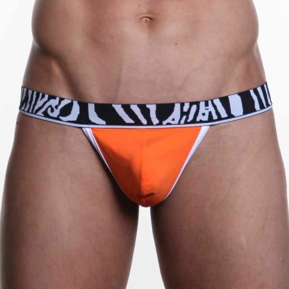 Мужские трусы стринги Movere ZEBRA ORANGE String