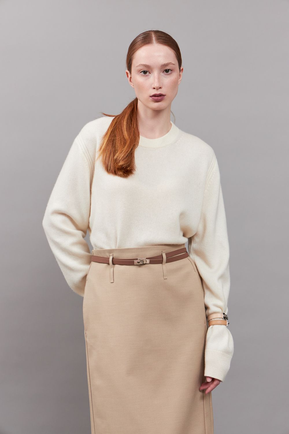 ТОНКИЙ РЕМЕНЬ В ДВА ОБОРОТА CARAMEL