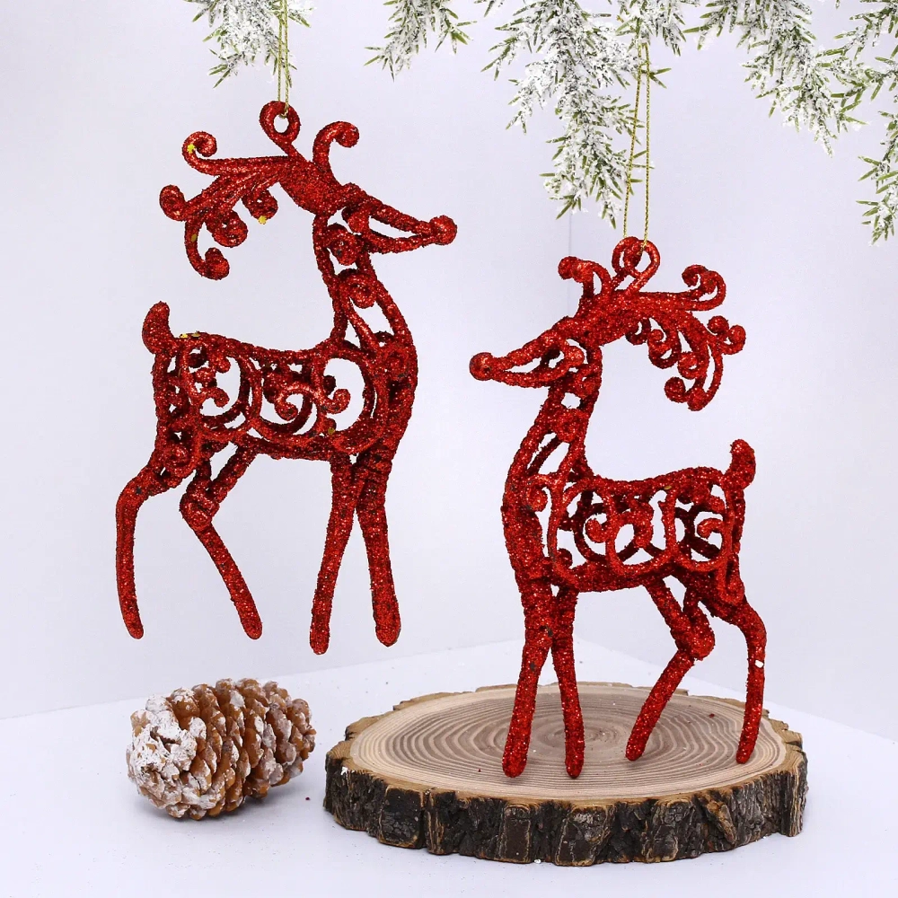 Подвеска «Волшебные рога» 10 см (набор 2 шт), красный