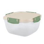 Контейнер для продуктов Green Republic герметичный 0,7л квадратный, лён