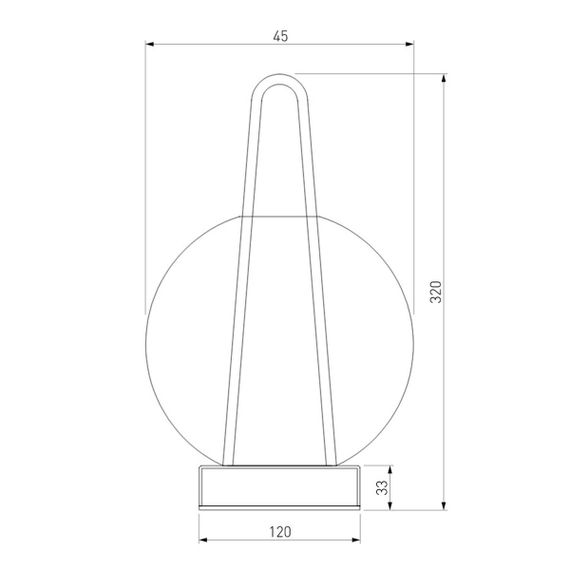 Настольная лампа Eurosvet Frasco 80507/1 латунь