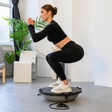 Полусфера балансировочная UNIX Fit с эспандерами, 58 см