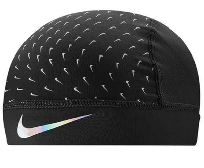 Кепка теннисная Nike Pro Cooling Skull Cap - black/white/multi itidescent