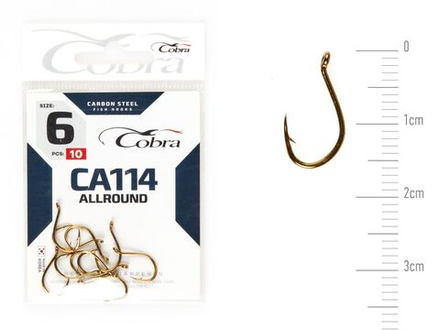 Крючки Cobra Allround BEAK сер. CA114 разм. 006 10шт.