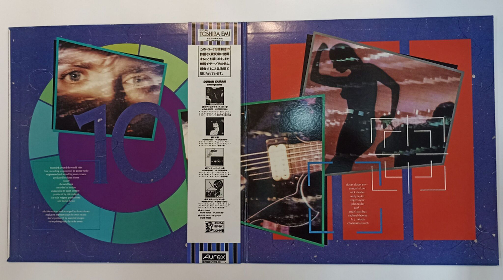Винтажная виниловая пластинка LP Duran Duran Arena (Japan 1984)