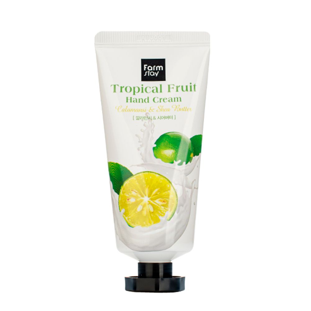 Крем для рук с экстрактом каламанси FARMSTAY Tropical Fruit Hand Cream Calamansi&amp;Shea Butter 50 мл