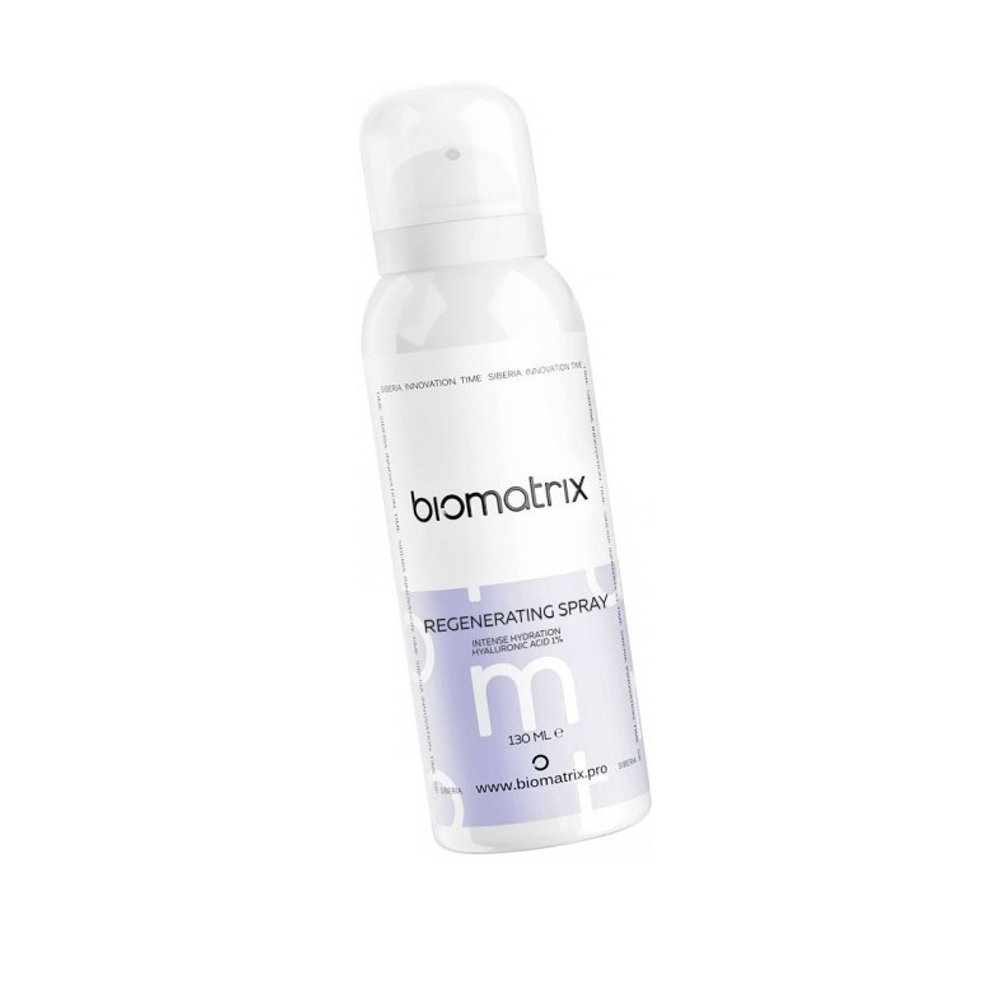 BIOMATRIX REGENERATING SPRAY - Гиалуроновый восстанавливающий спрей с интенсивным увлажнением, 130 мл