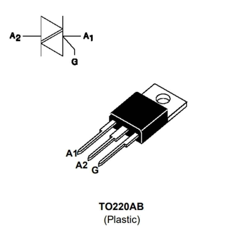 Микросхема BTA08-600A