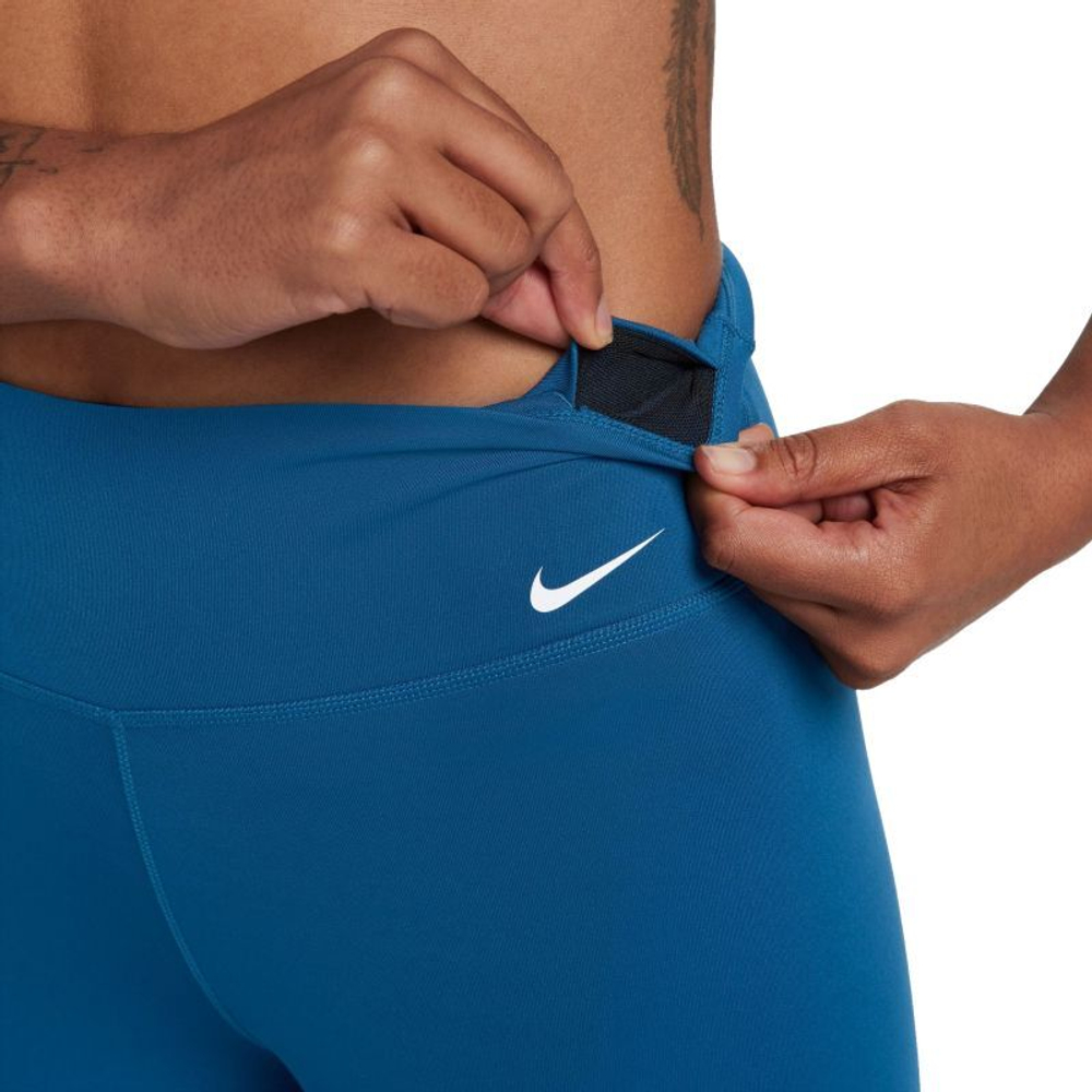 Женские Шорты теннисные Nike One Mid-Rise Short 7in - court blue/white