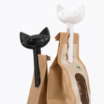 Набор зажимов для пакета miaou, черно-белый, 2 шт.