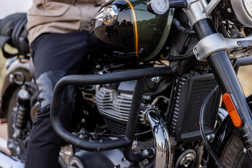 Дуги безопасности Royal Enfield, черного цвета, арт. KXA00340