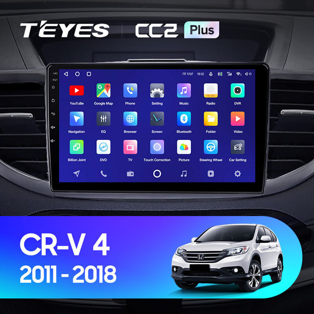 Teyes CC2 Plus 10.2" для Honda CR-V 2011-2018
