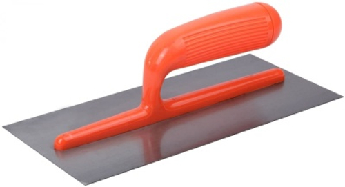 Гладилка 280*130мм стальная с пласт.ручкой плоская