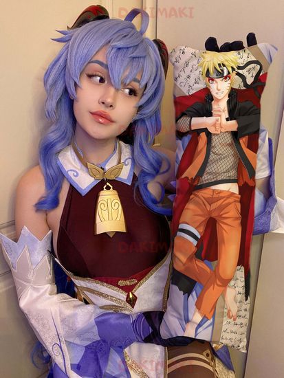 Мини дакимакура Наруто Узумаки из Наруто арт. M0296, 60х20 см