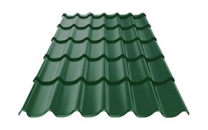 Металлочерепица Супермонтеррей глянцевый полиэстер 0.4мм.