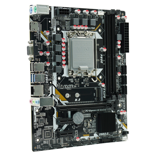 Материнская плата AFOX IH610D4-MA5-V2, Socket1700, mATX, Retail, 2xDDR4, PCIe4.0, 1xM.2, GLAN, 2xPS/2, 6xUSB2, 4xUSB3, VGA, HDMI