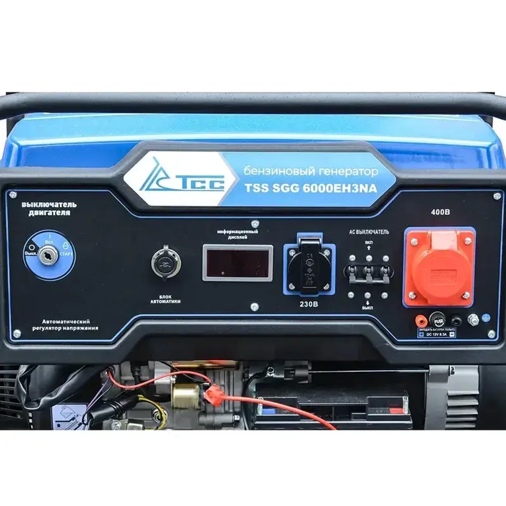 ТСС SGG 6000EH3NA VI7 бензогенератор с блоком АВР ТСС С 9000/400 060055/190048