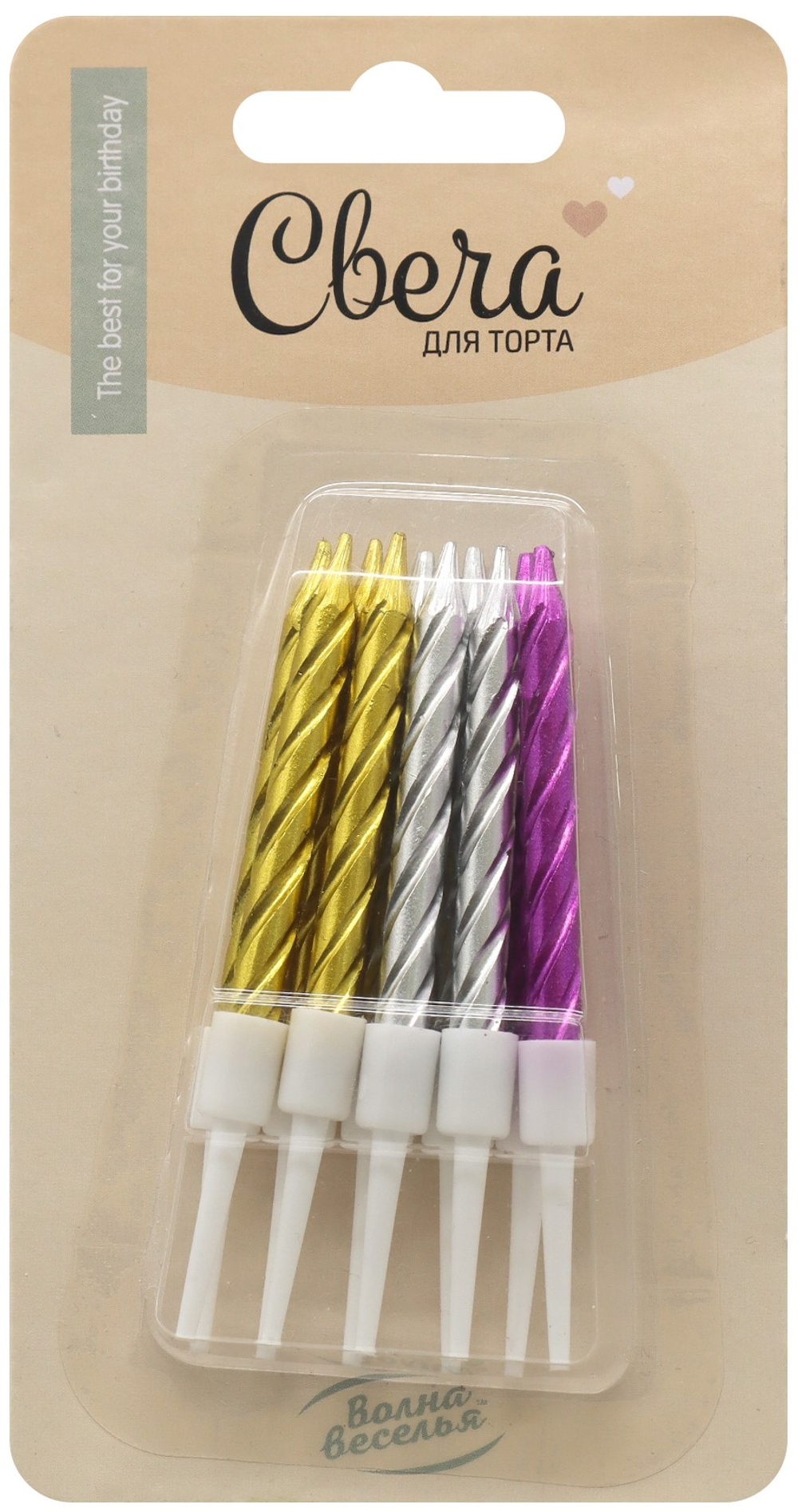 Свечи Спирали, 10 шт.