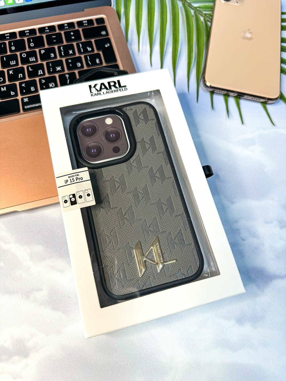 Чехол для iPhone Karl (Серый)
