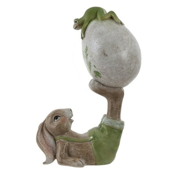 Фигурка декоративная Заяц с яйцом