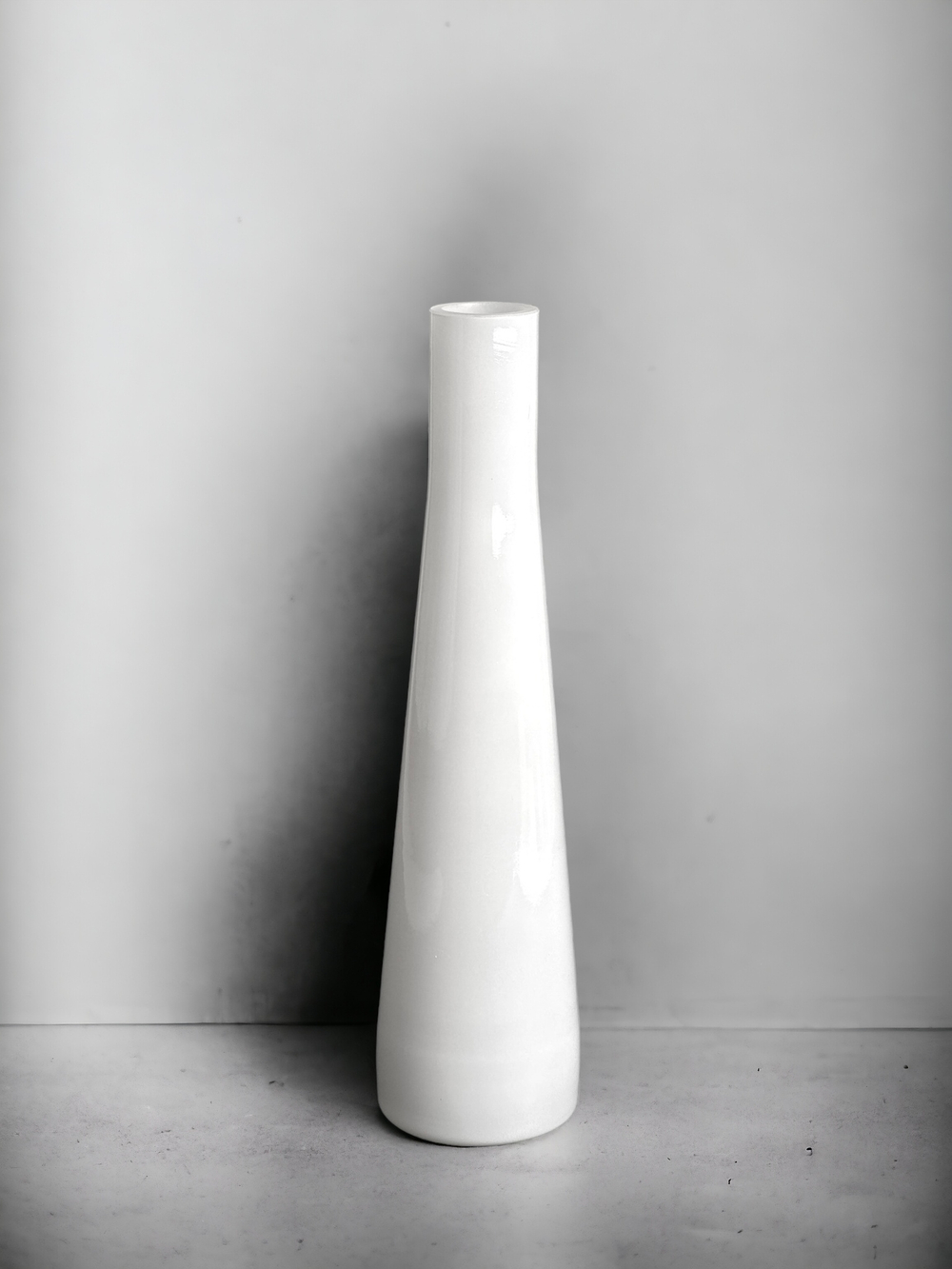 Ваза "Флакон" (FLacoN) "WhitE" (Белый глянец)