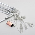 Гирлянда для улицы «Тающая сосулька» 3,0 м*30 см 192 лампы LED, IP-54, Мультицвет (8 трубок)