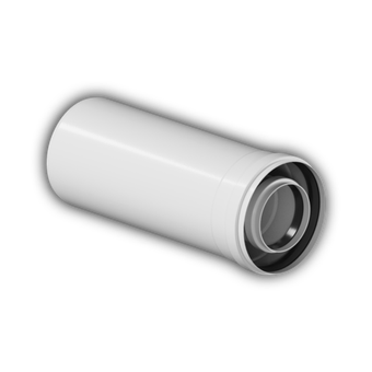 Удлинитель дымохода конденсационный коаксиальный D60/100 L250мм