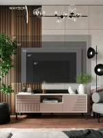 Тумба под телевизор напольная 150х54х40 кашемир, Слип 2